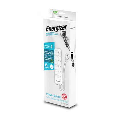 Energizer 6-Port Switched Surge and Overload Protection [ET-6OSPSSW]