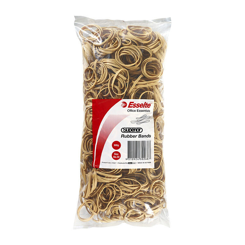Esselte Superior Rubber Bands Size 30 - 500g Pack