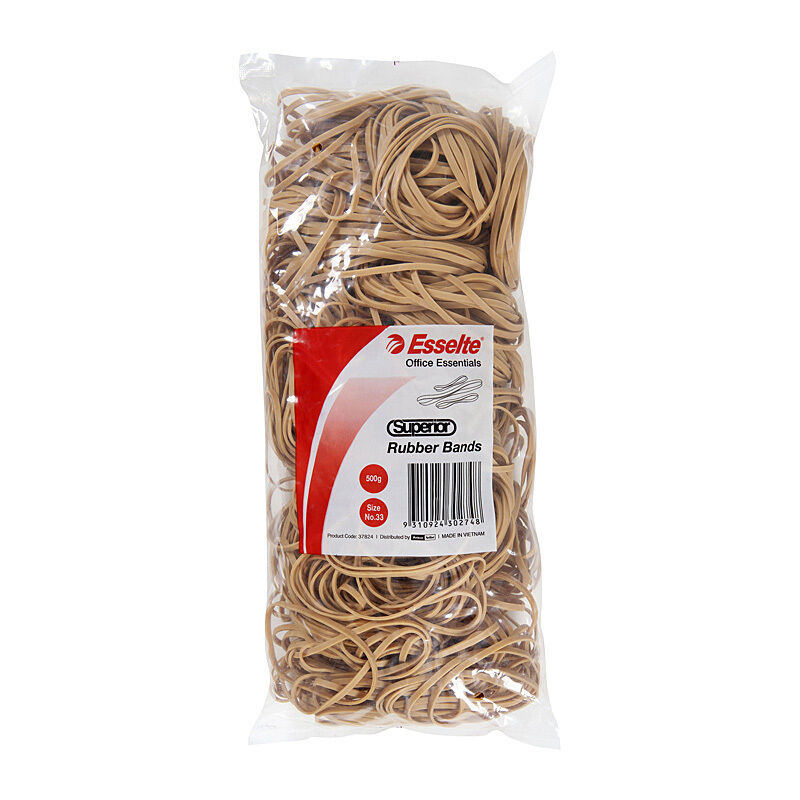 Esselte Superior Rubber Bands Size 33 - 500g Pack