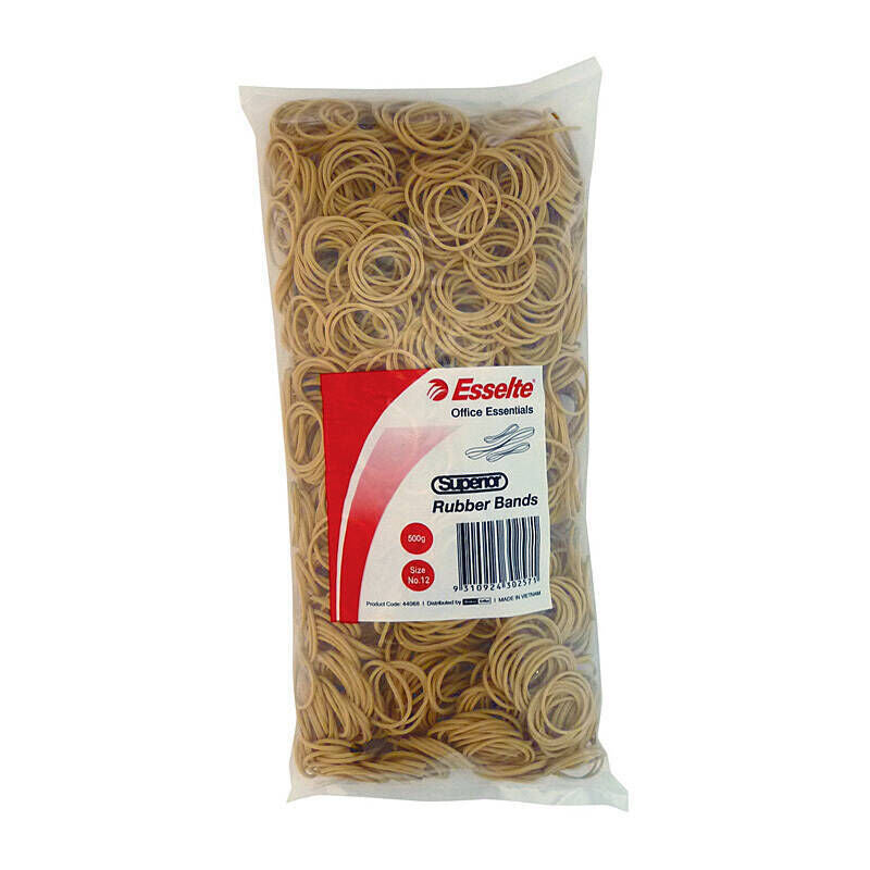 Esselte Superior Rubber Bands Size 16 - 500g Pack