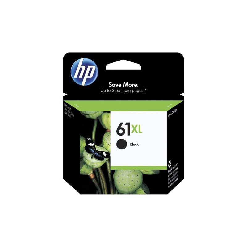 HP (Hewlett Packard) #61XL Black Ink Cartridge CH563WA