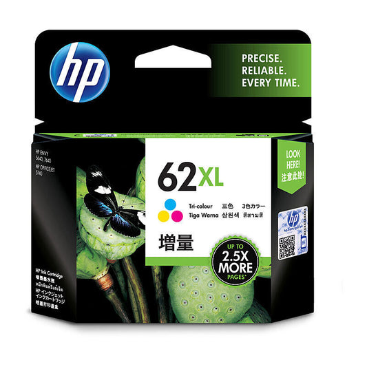 HP (Hewlett Packard) #62XL Colour Ink Cartridge C2P07AA