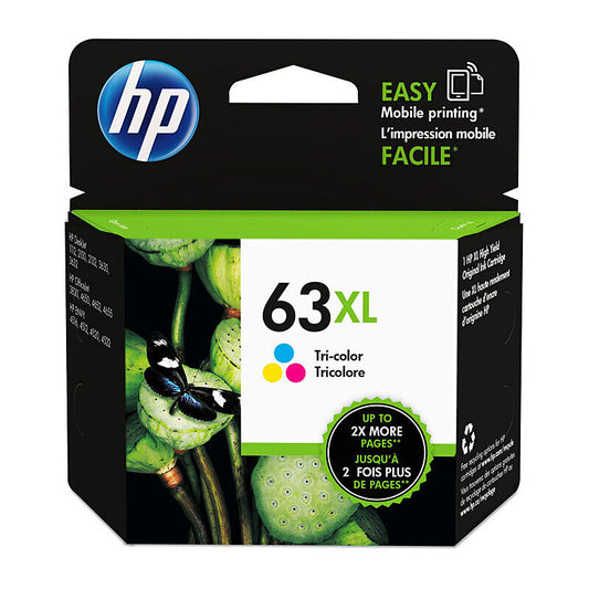HP (Hewlett Packard) #63XL Tri Colour Ink Cartridge F6U63AA