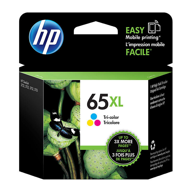 HP (Hewlett Packard) #65XL Tri Colour Ink Cartridge N9K03AA