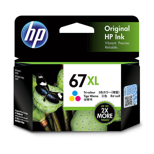 HP (Hewlett Packard) #67XL Tri Colour Ink Cartridge 3YM58AA