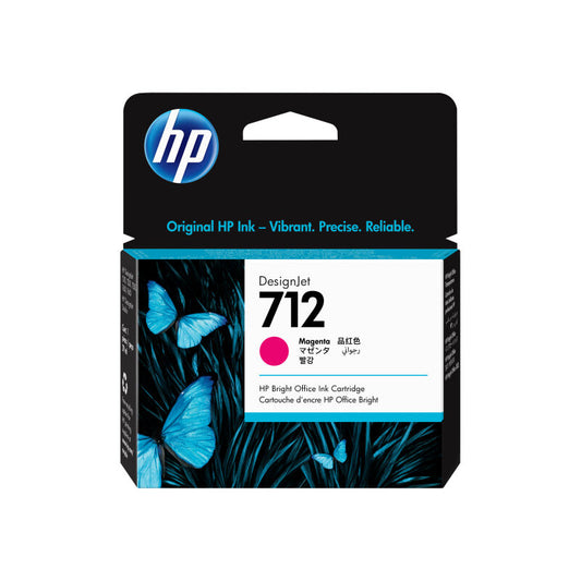 HP (Hewlett Packard) #712 29ml Magenta Ink Cartridge (3ED68A)