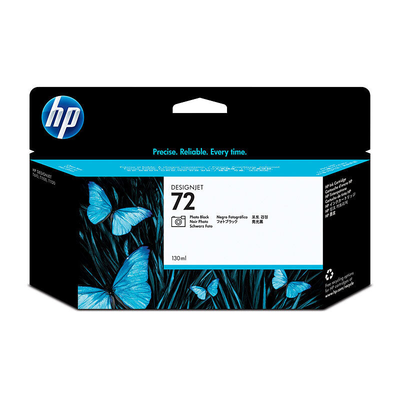 HP (Hewlett Packard) #72B 130ml Photo Black Ink Cartridge (3WX07A)