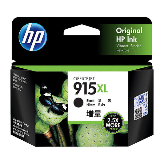 HP (Hewlett Packard) #915XL Black Ink Cartridge 3YM22AA
