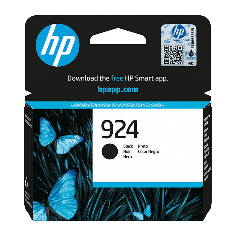 HP (Hewlett Packard) #924 Black Ink Cartridge 4K0U6NA