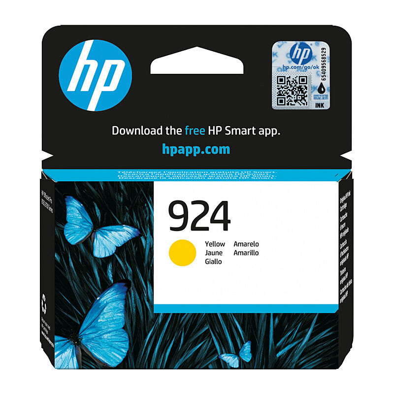 HP (Hewlett Packard) #924 Yellow Ink Cartridge 4K0U5NA