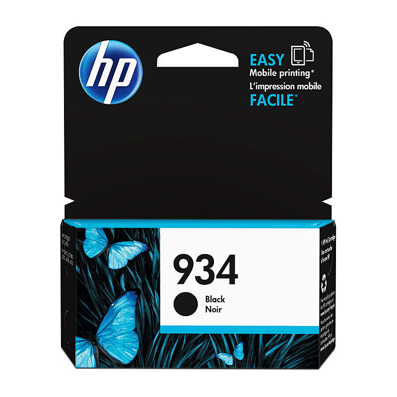 HP (Hewlett Packard) #934 Black Ink Cartridge (C2P19AA)