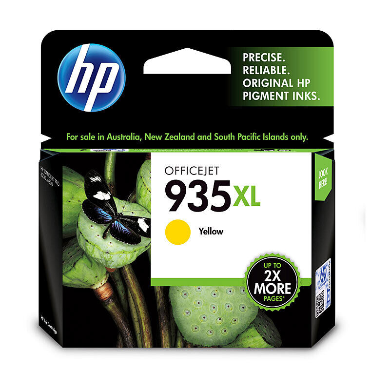 HP (Hewlett Packard) #935 Yellow XL High Yield Ink Cartridge (C2P26AA)