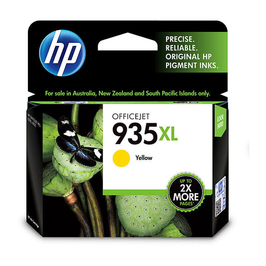 HP (Hewlett Packard) #935 Yellow XL High Yield Ink Cartridge (C2P26AA)