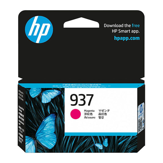 HP (Hewlett Packard) #937 Magenta Ink Cartridge (4S6W3NA)