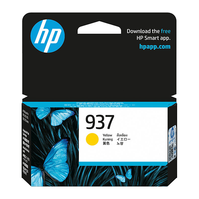 HP (Hewlett Packard) #937 Yellow Ink Cartridge (4S6W4NA)