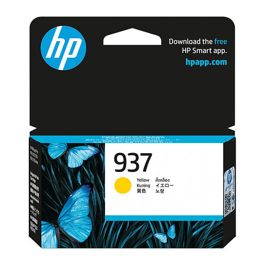 HP (Hewlett Packard) #937 Yellow Ink Cartridge (4S6W4NA)