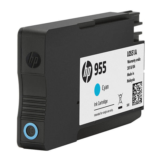 HP (Hewlett Packard) #955 Cyan Ink Cartridge L0S51AA