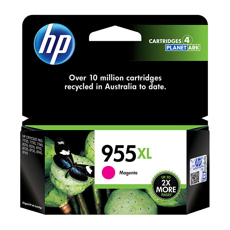 HP (Hewlett Packard) #955XL Magenta Ink Cartridge L0S66AA