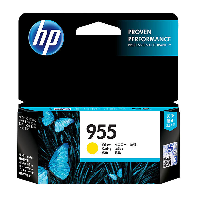 HP (Hewlett Packard) #955 Yellow Ink Cartridge L0S57AA