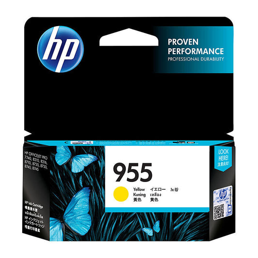 HP (Hewlett Packard) #955 Yellow Ink Cartridge L0S57AA