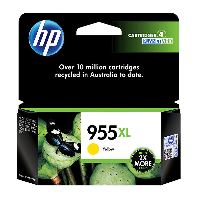 HP (Hewlett Packard) #955XL Yellow Ink Cartridge L0S69AA