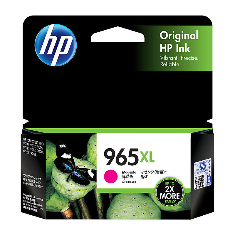 HP (Hewlett Packard) #965XL Magenta Ink Cartridge 3JA82AA