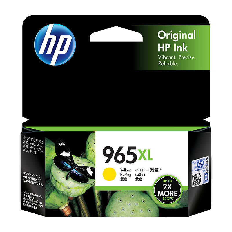 HP (Hewlett Packard) #965XL Yellow Ink Cartridge 3JA83AA