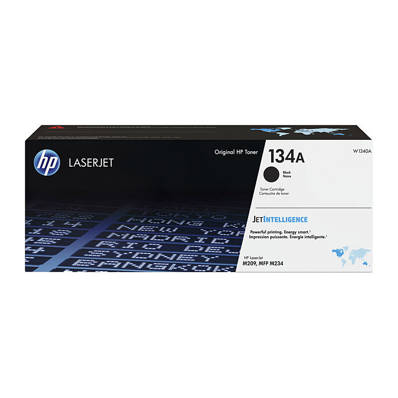 HP (Hewlett Packard) #134A Black Toner Laser Cartridge W1340A