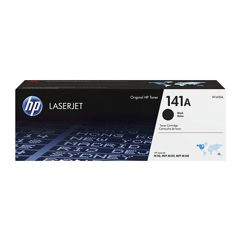 HP (Hewlett Packard) #141A Black Toner Laser Cartridge W1410A