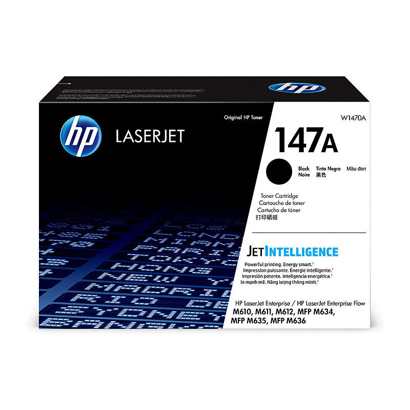 HP (Hewlett Packard) #147A Black Toner Laser Cartridge W1470A