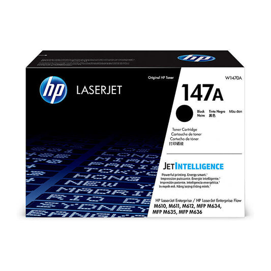 HP (Hewlett Packard) #147A Black Toner Laser Cartridge W1470A