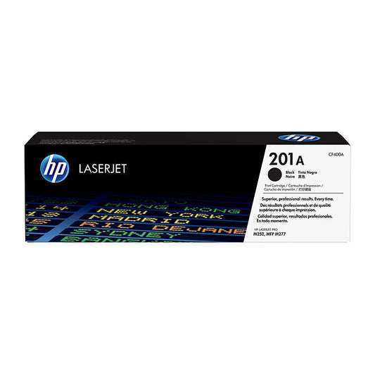 HP (Hewlett Packard) #201A Black Toner Laser Cartridge CF400A