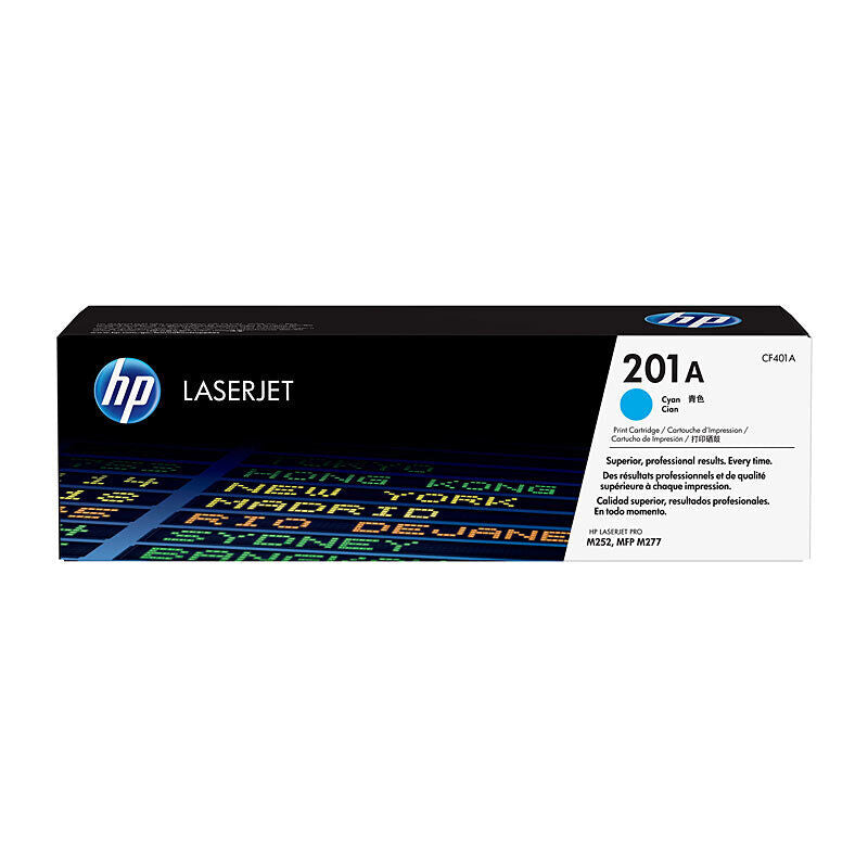 HP (Hewlett Packard) #201A Cyan Toner Laser Cartridge CF401A