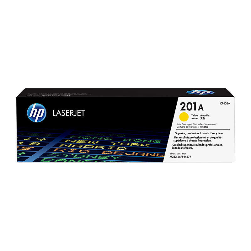 HP (Hewlett Packard) #201A Yellow Toner Laser Cartridge CF402A