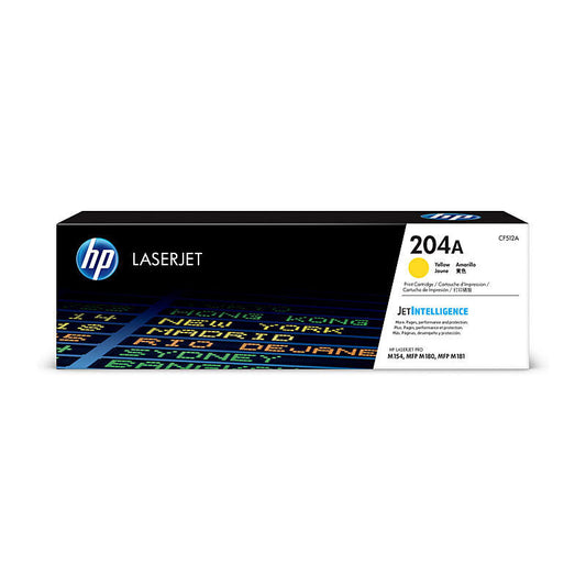 HP (Hewlett Packard) #204A Yellow Toner Laser Cartridge CF512A