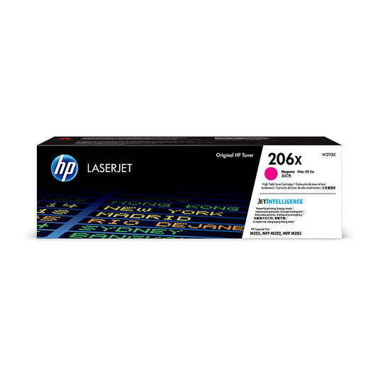 HP (Hewlett Packard) #206X Magenta Toner Laser Cartridge W2113X