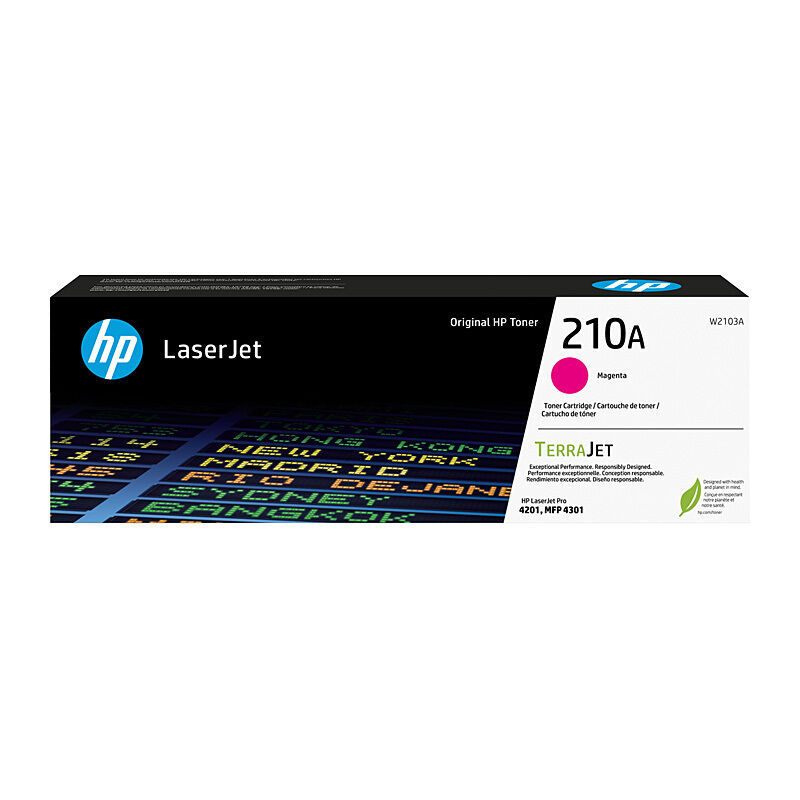 HP (Hewlett Packard) #210A Magenta Toner Laser Cartridge W2103A