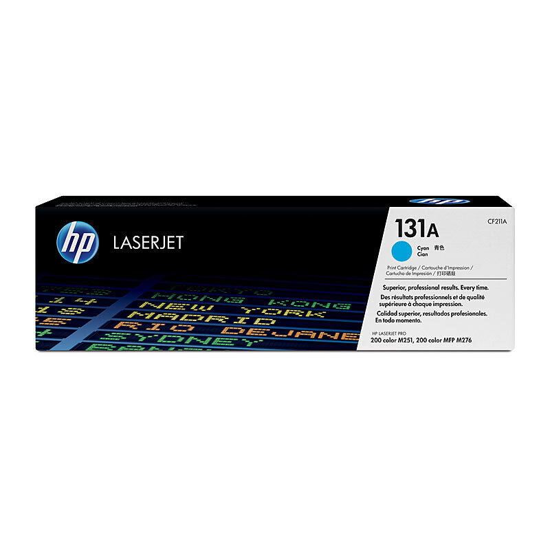 HP (Hewlett Packard) #131A Cyan Toner Laser Cartridge CF211A