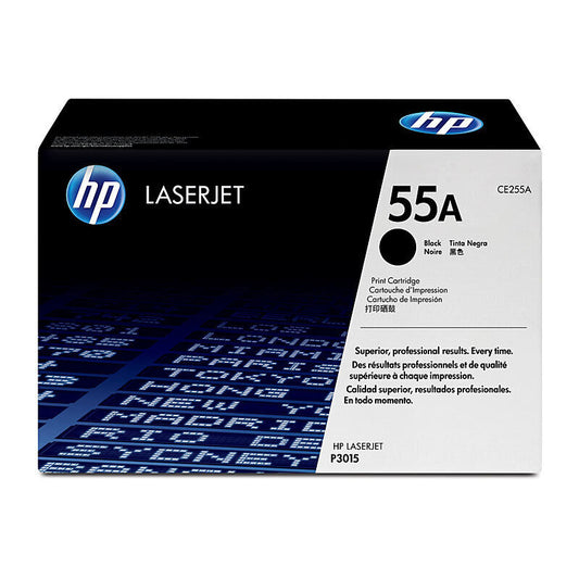 HP (Hewlett Packard) #55A Black Toner Laser Cartridge CE255A