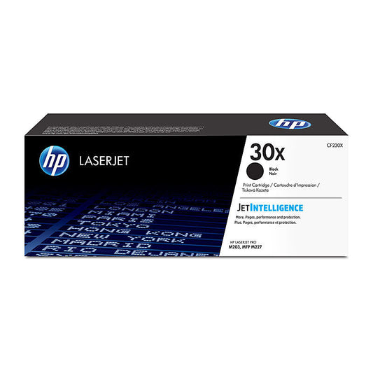 HP (Hewlett Packard) #30X Black Toner Laser Cartridge CF230X