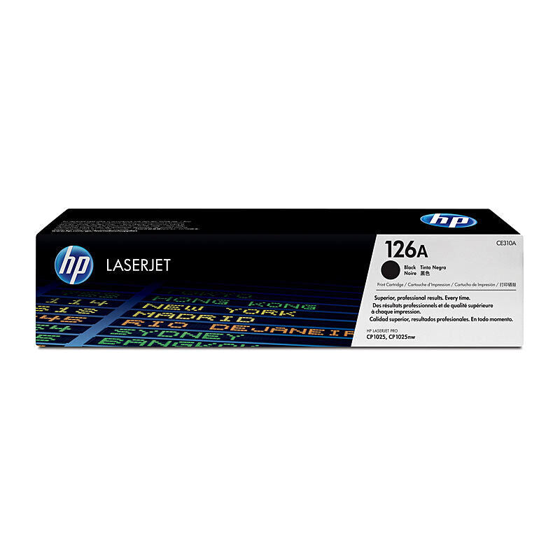 HP (Hewlett Packard) #126A Black Toner Laser Cartridge CE310A