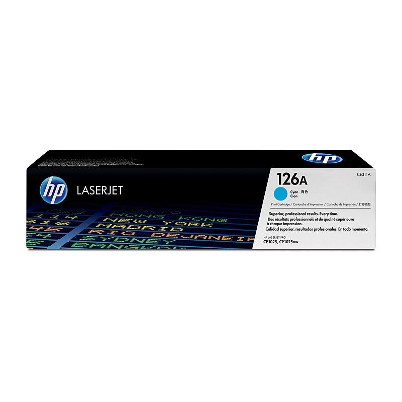 HP (Hewlett Packard) #126A Cyan Toner Laser Cartridge CE311A