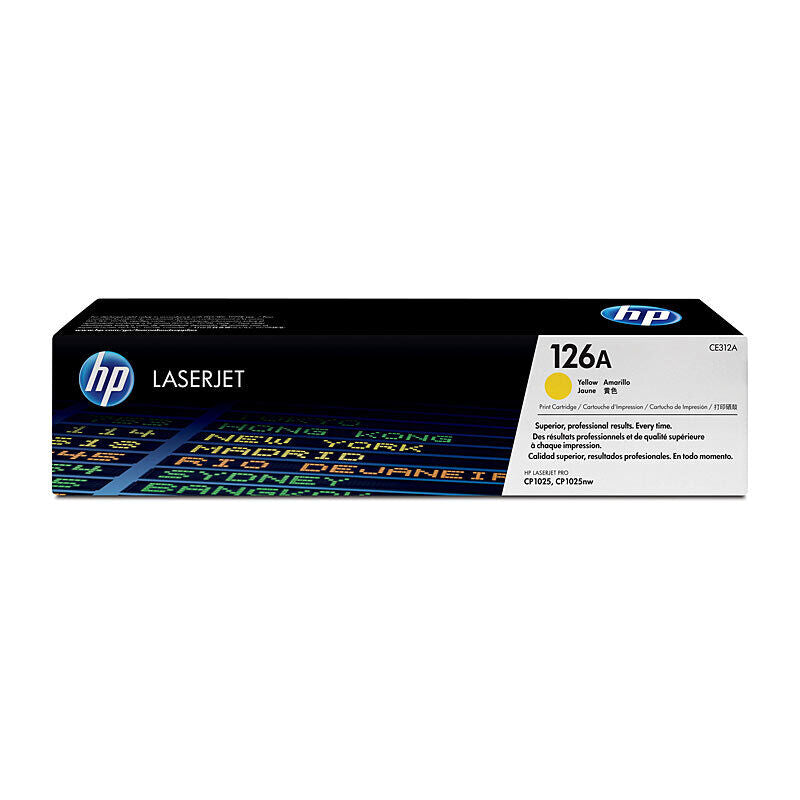 HP (Hewlett Packard) #126A Yellow Toner Laser Cartridge CE312A
