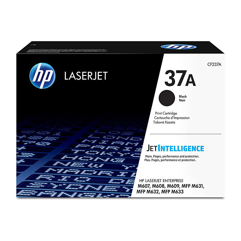 HP (Hewlett Packard) #37A Black Toner Laser Cartridge CF237A