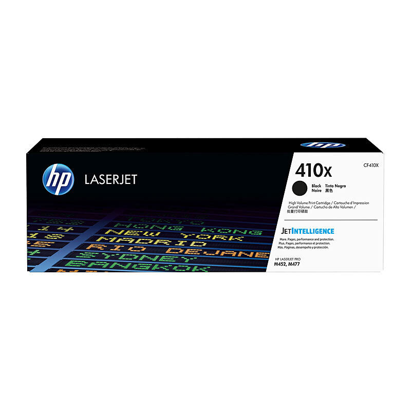 HP (Hewlett Packard) #410X Black Toner Laser Cartridge CF410X