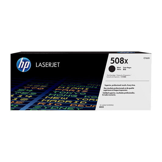 HP (Hewlett Packard) #508X Black Toner Laser Cartridge CF360X