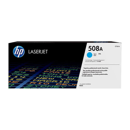 HP (Hewlett Packard) #508A Cyan Toner Laser Cartridge CF361A
