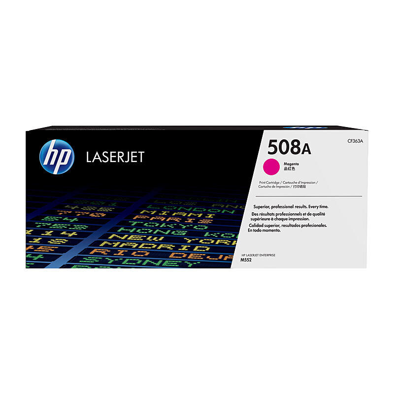 HP (Hewlett Packard) #508A Magenta Toner Laser Cartridge CF363A