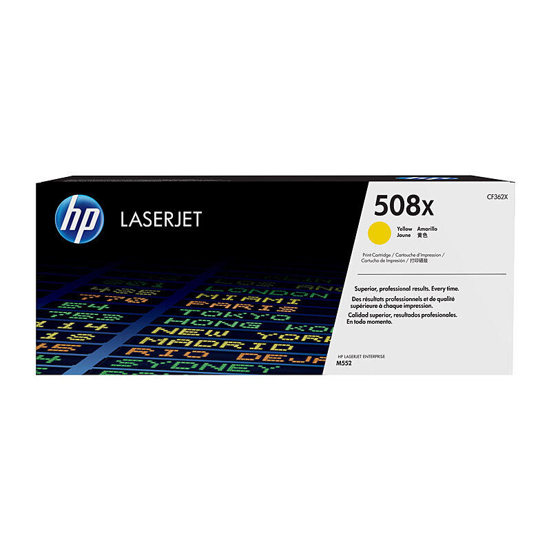 HP (Hewlett Packard) #508X Yellow Toner Laser Cartridge CF362X