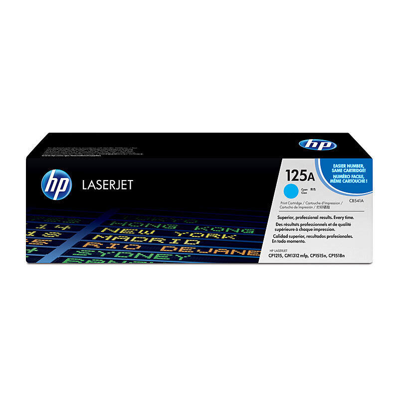 HP (Hewlett Packard) #125A Cyan Toner Laser Cartridge CB541A